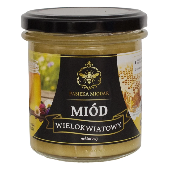 Miód Wielokwiatowy - Złocisty Bukiet Kwiatów
