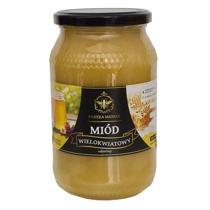 Miód Wielokwiatowy - Złocisty Bukiet Kwiatów